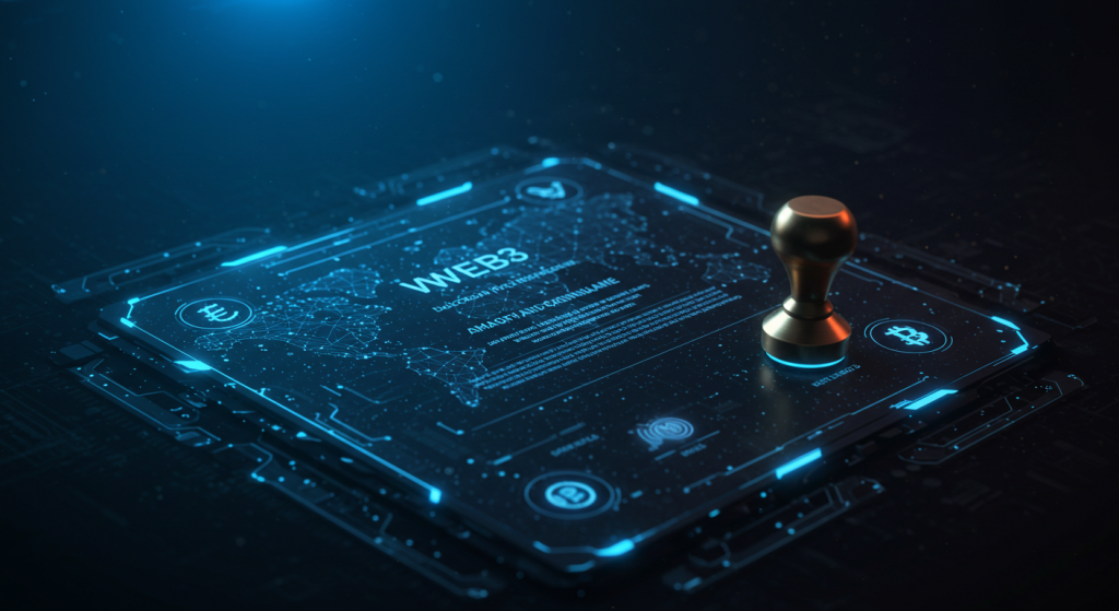 Top Web3 Career Certifications For Industry Recognition Top Web3 career certifications visualized with a futuristic digital certificate, blockchain icons, and a virtual badge to emphasize professional credibility in the Web3 industry.